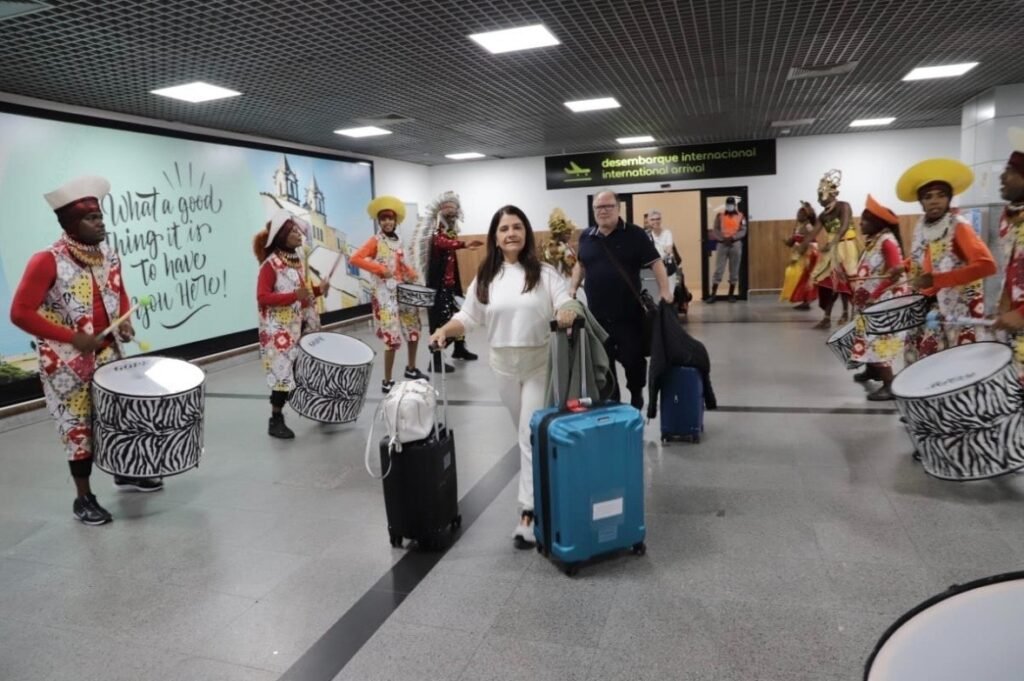 Bahia supera média nacional no aumento do fluxo de passageiros em voos domésticos e internacionais Foto Tatiana Azeviche Ascom SeturBA